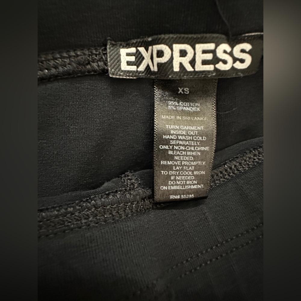 Express | Black Leggings with Silver Studs - Picture 5 of 5